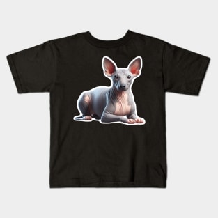 American Hairless Terrier Kids T-Shirt